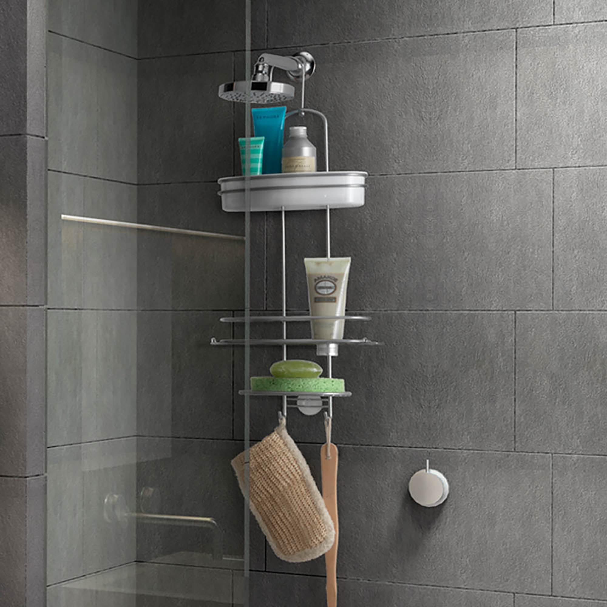 metaltex-orbit-tag-re-de-douche-3-niveaux-acier-inoxydable-29-x-13-x-65-cm image 2