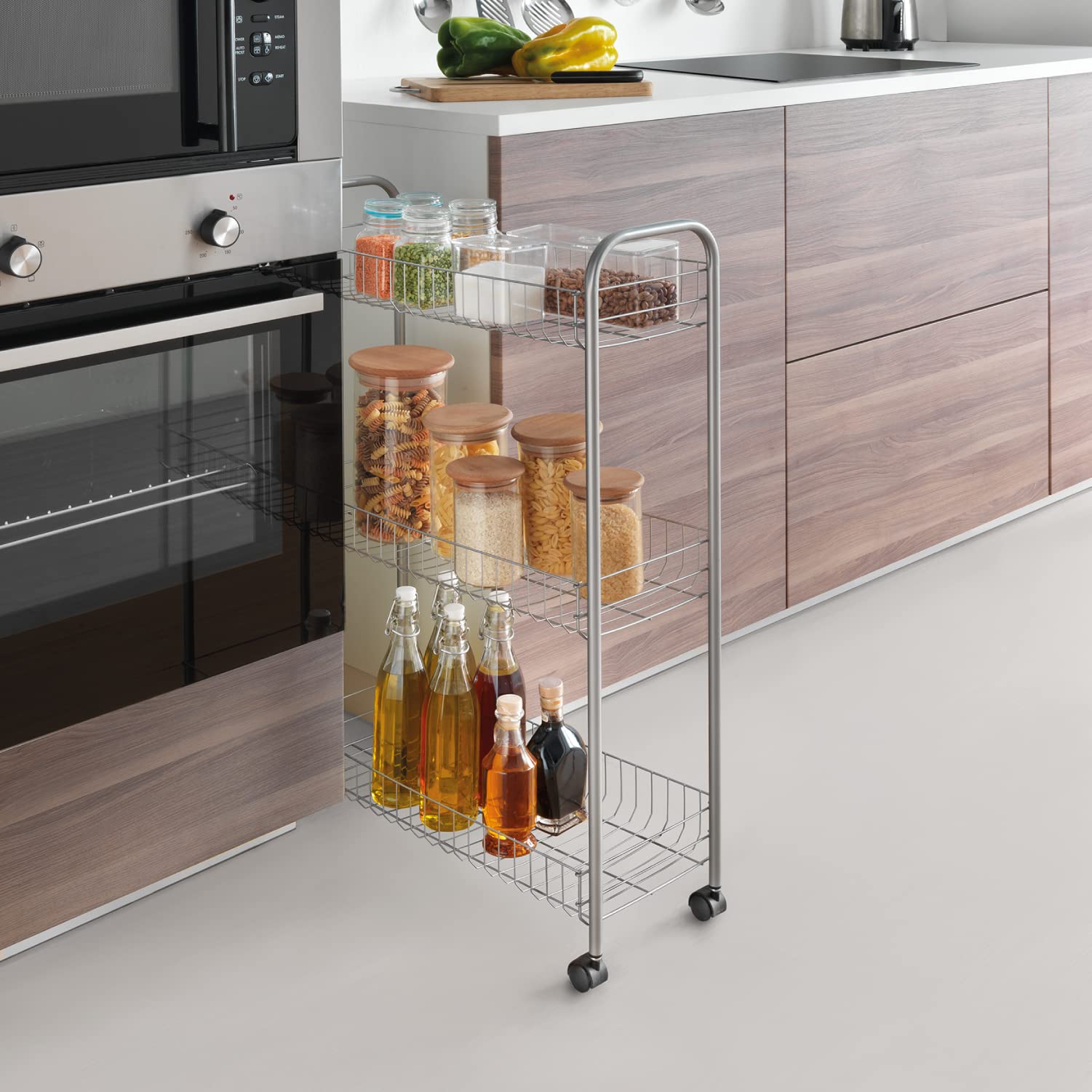 metaltex-slim-deluxe-chariot-multi-usages-3-tages-56-x-23-x-84-cm image 8