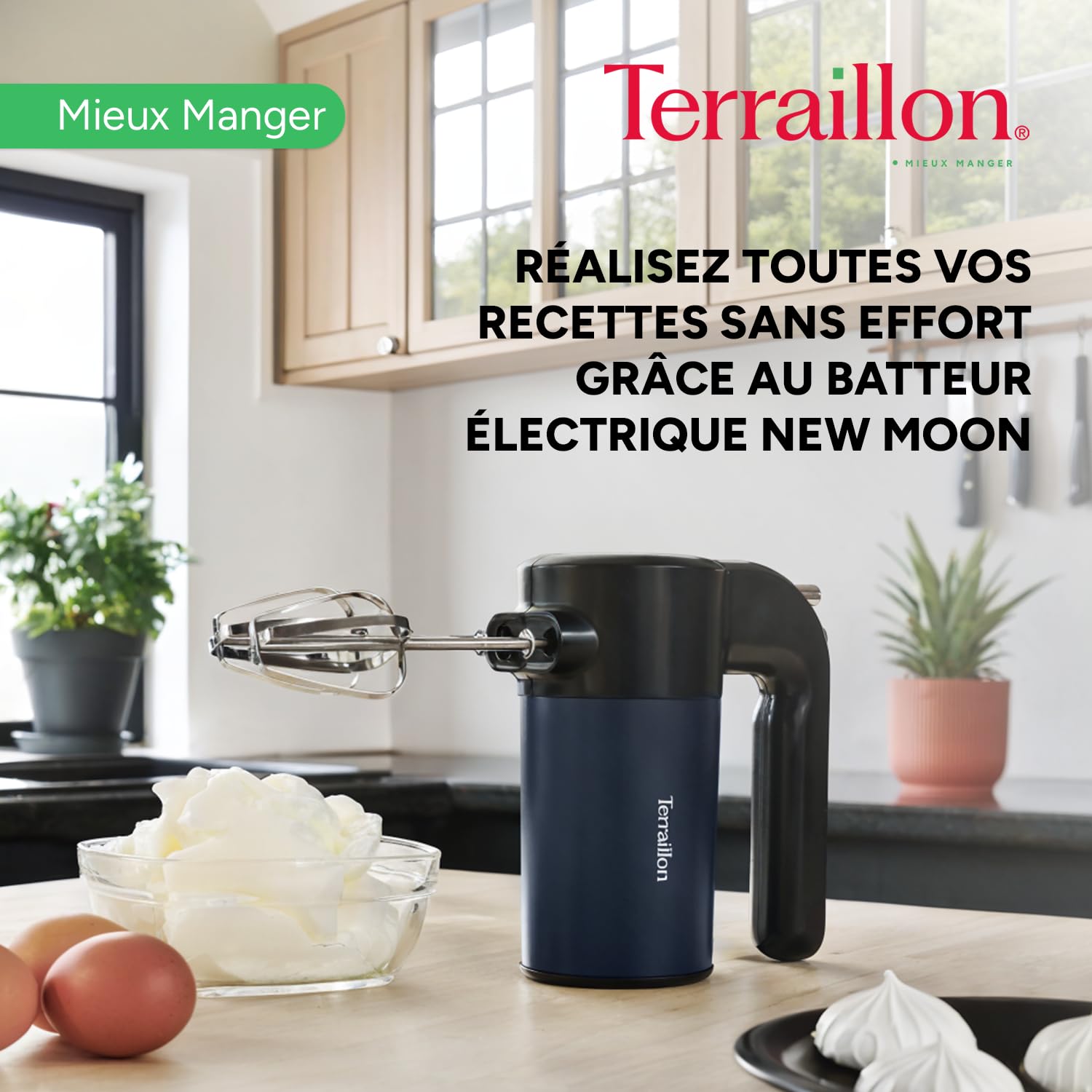 terraillon-new-moon-batteur-lectrique-400w-5-vitesses-inox-peint-bleu image 2