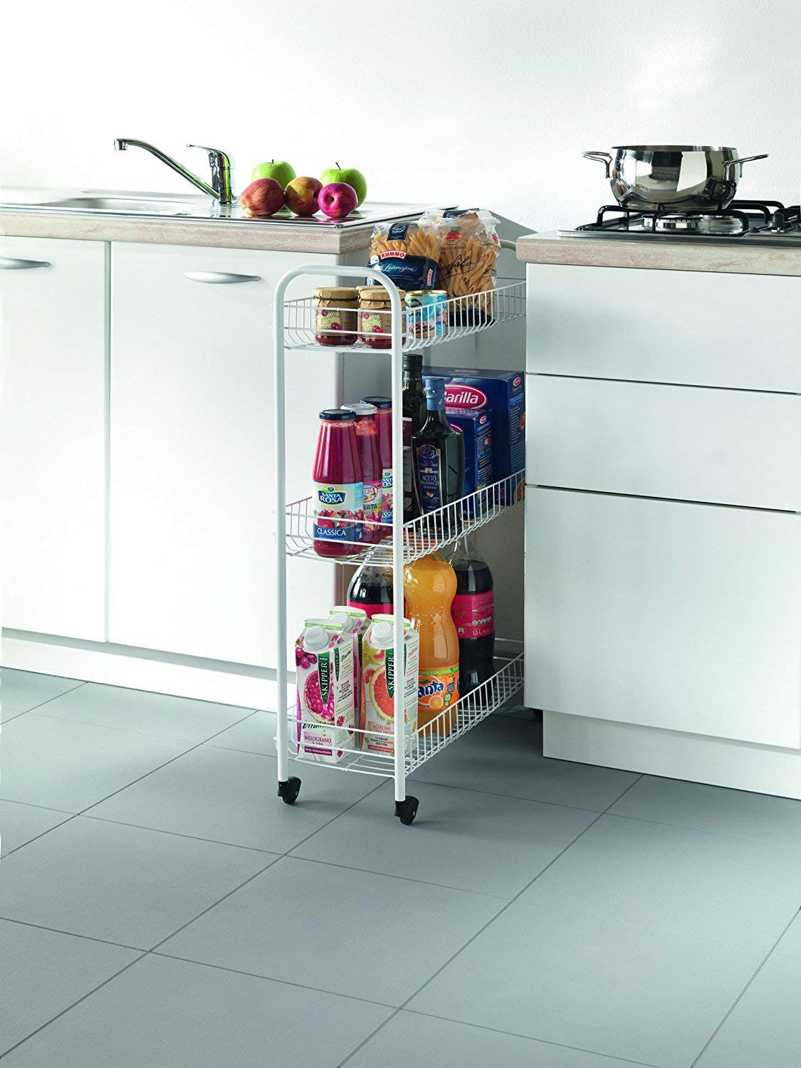 metaltex-slim-341403-chariot-multiusage-3-tiroirs-blanc image 3