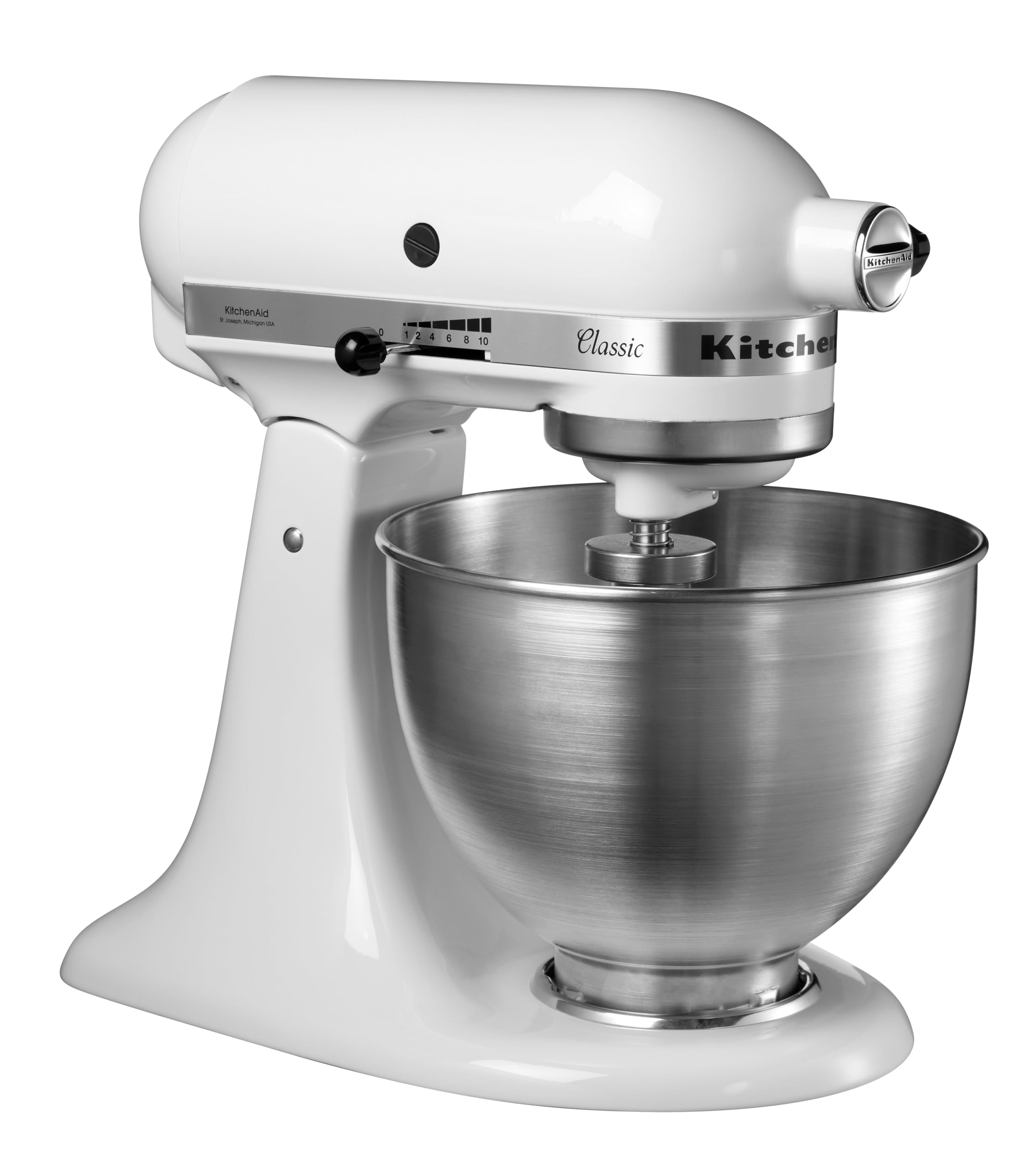 kitchenaid-robot-p-tissier-classic-4-3l-t-te-inclinable-275w-blanc-multifonction image 5