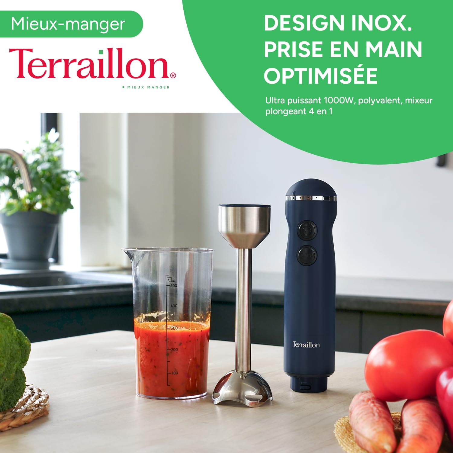 terraillon-new-moon-mixeur-plongeant-1000w-avec-hachoir-600ml-et-presse-pur-e-in image 2