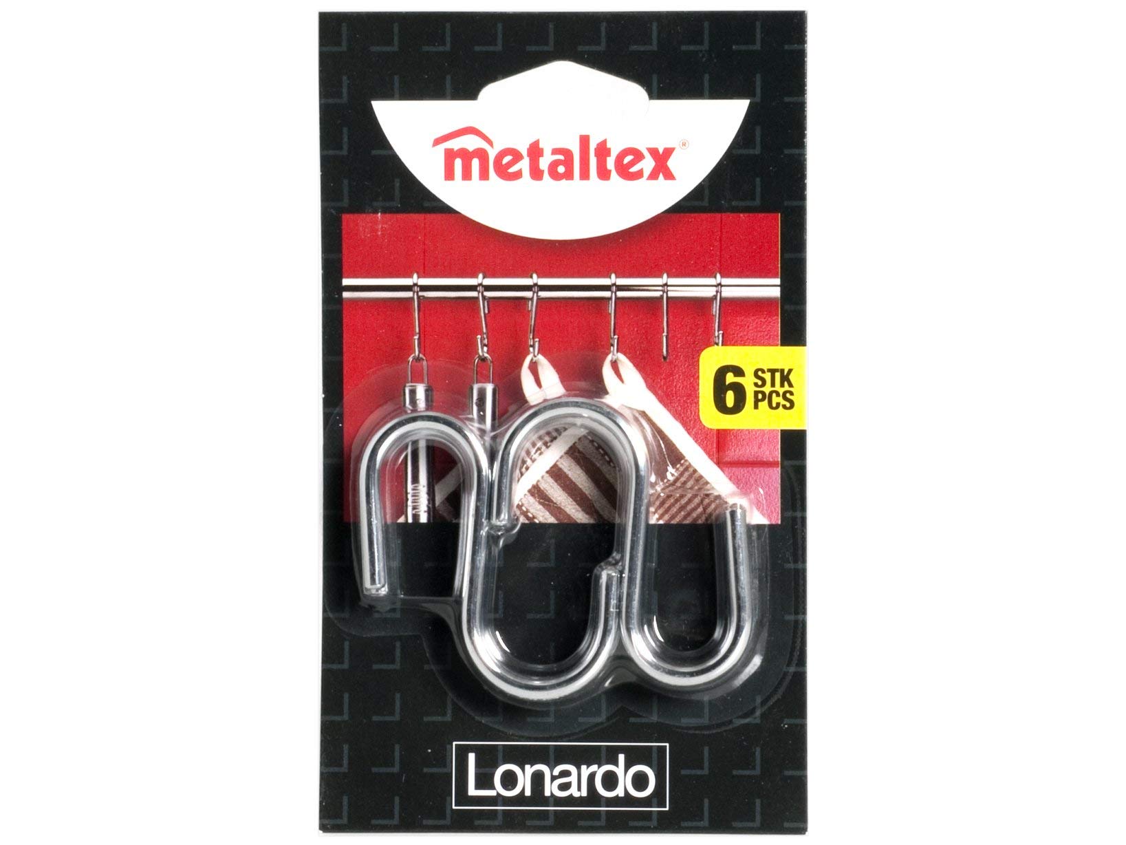 metaltex-lonardo-lot-de-6-crochets-en-acier-chrom-6-cm image 4