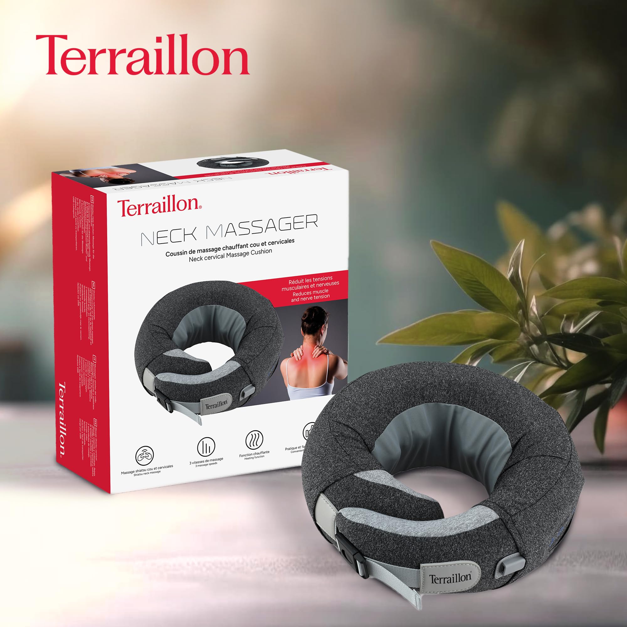 terraillon-neck-massager-coussin-massage-shiatsu-cou-et-cervicales-usb-c image 2