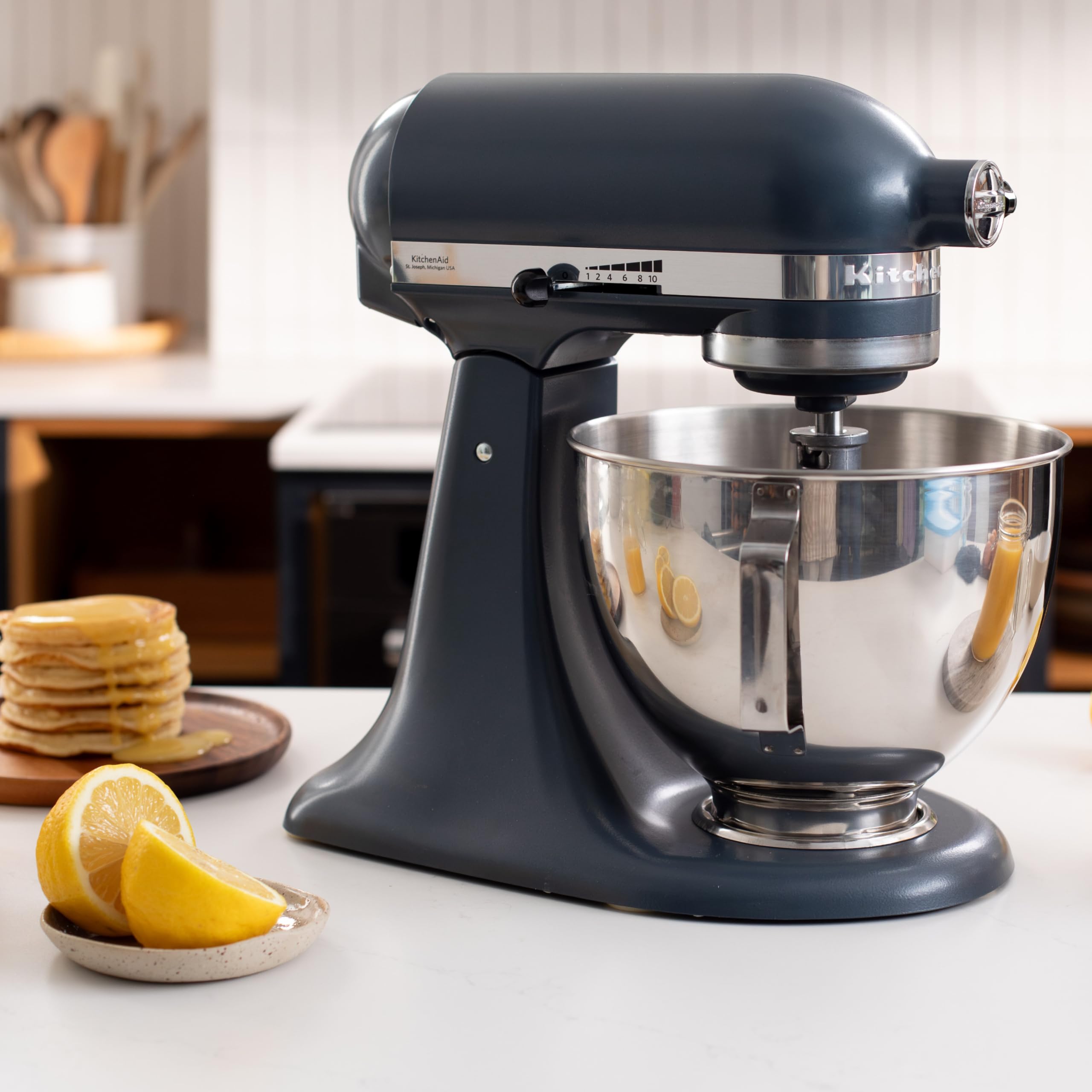 kitchenaid-classic-robot-p-tissier-4-3-l-t-te-inclinable-10-vitesses-acier-bleu image 2