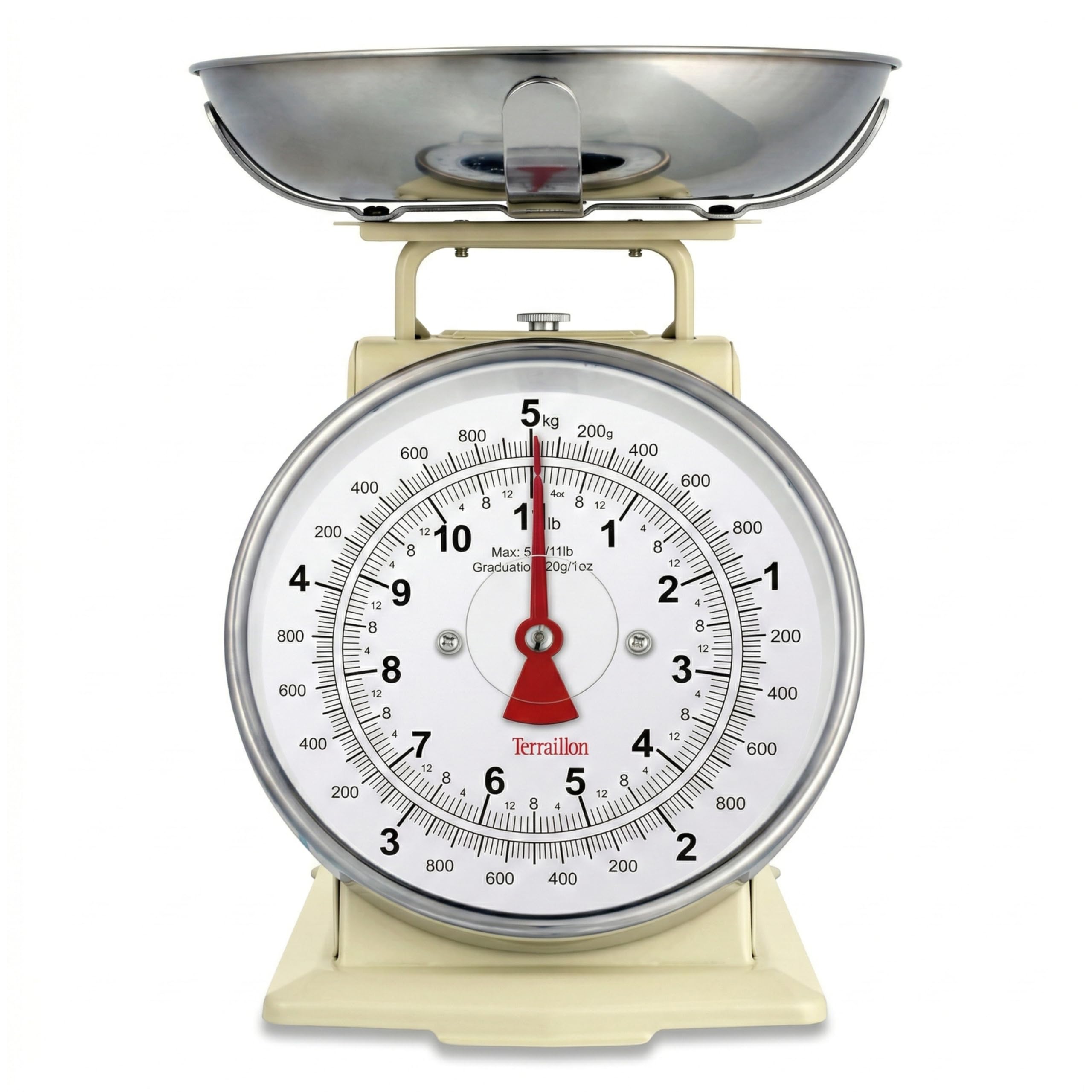 terraillon-balance-de-cuisine-m-canique-vintage-trad-500-avec-bol-1l-5-kg-inox image 6