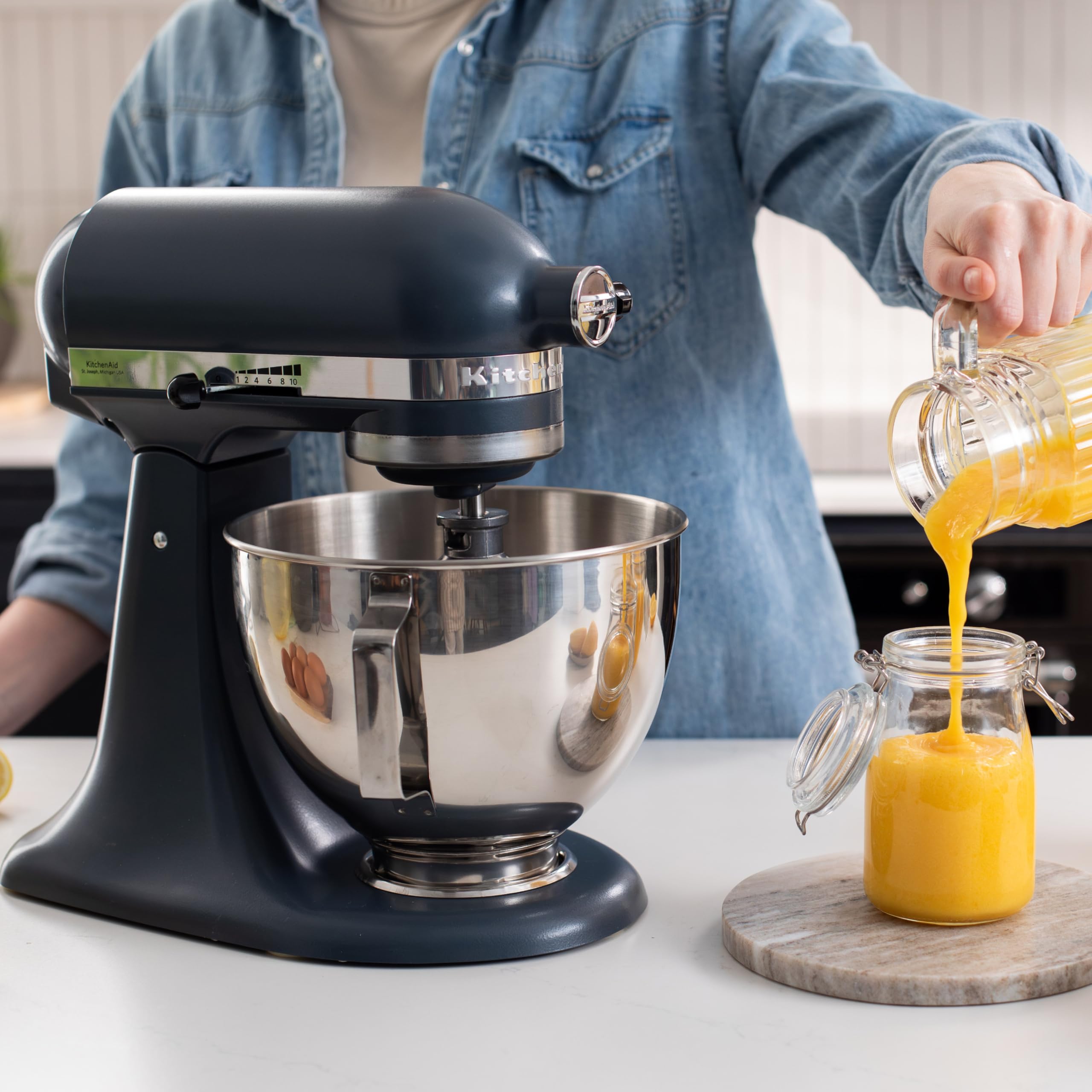 kitchenaid-classic-robot-p-tissier-4-3-l-t-te-inclinable-10-vitesses-acier-bleu image 3