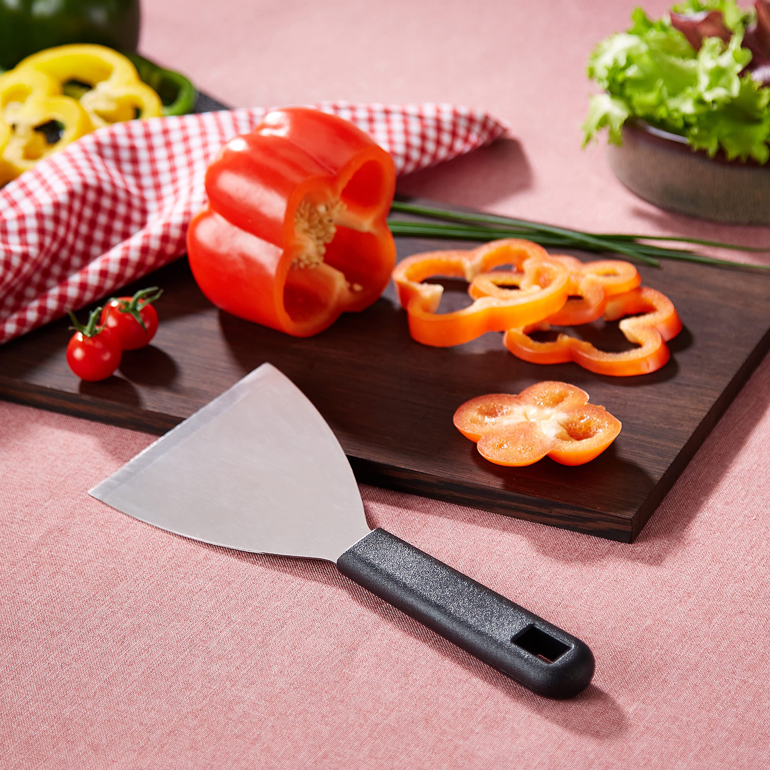 metaltex-spatule-pour-plancha-grattoir-de-nettoyage-barbecue-en-acier-inoxydable image 2